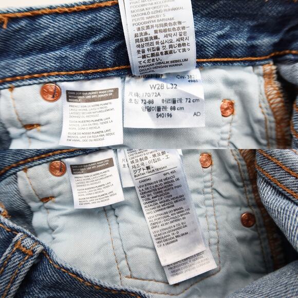 Levi's Blue Straight Leg Women's Jeans - Picture 6 of 13